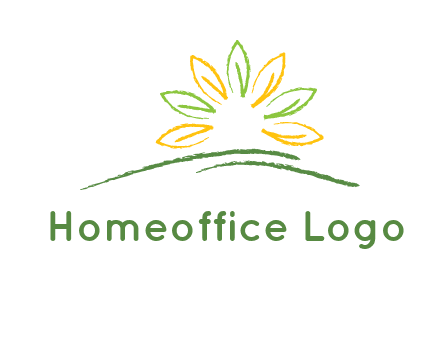 abstract leaf icon