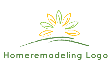 abstract leaf icon
