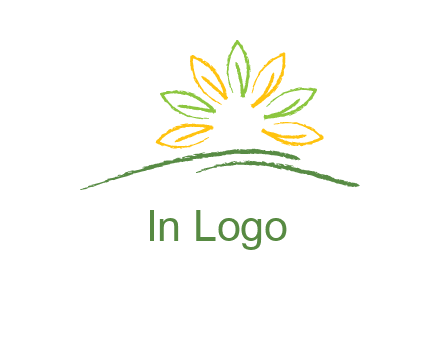 abstract leaf icon