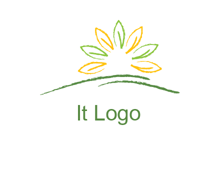 abstract leaf icon