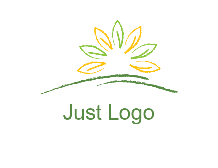 abstract leaf icon
