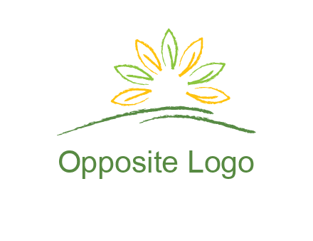 abstract leaf icon