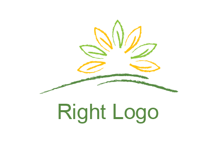 abstract leaf icon