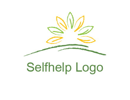 abstract leaf icon