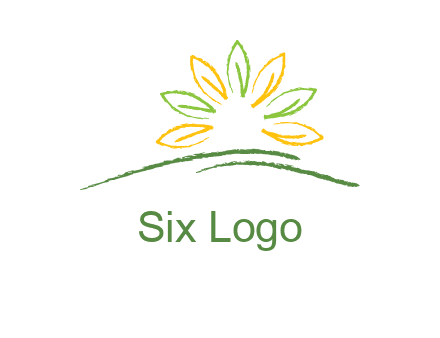 abstract leaf icon