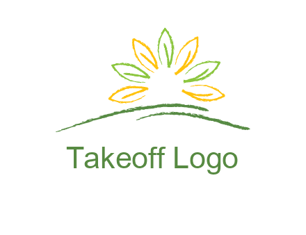 abstract leaf icon