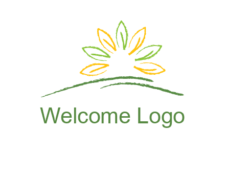 abstract leaf icon