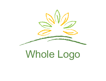 abstract leaf icon