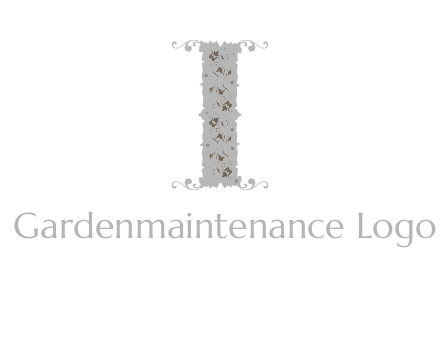 floral column logo