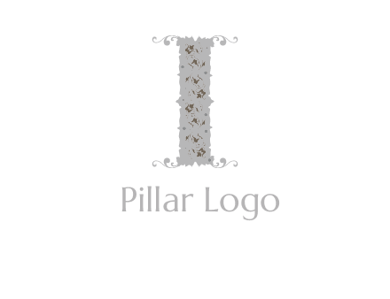 floral column logo