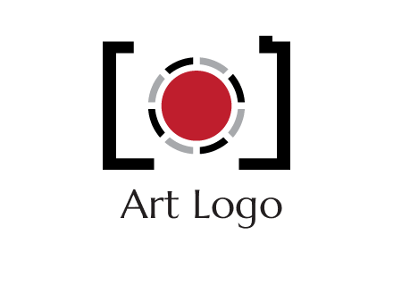 abstract camera logo