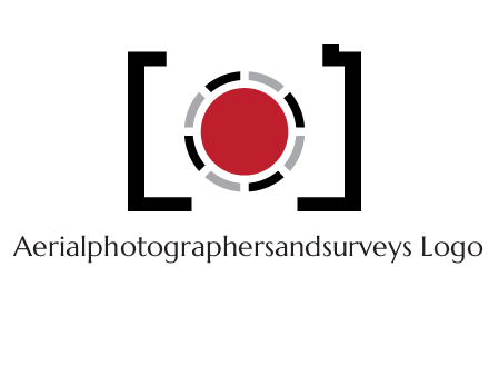 abstract camera logo