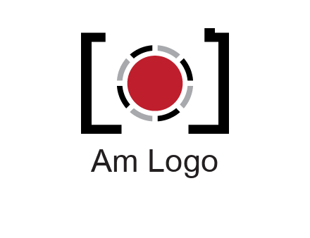 abstract camera logo