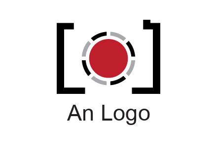abstract camera logo