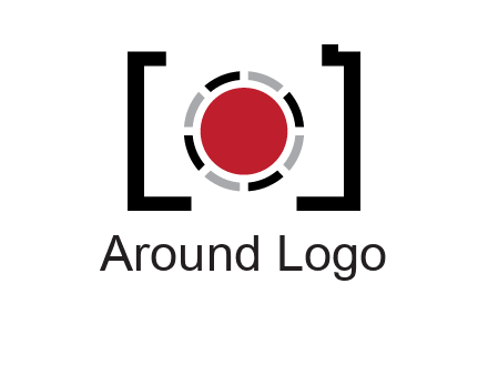 abstract camera logo