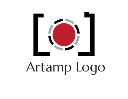 abstract camera logo