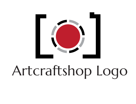 abstract camera logo
