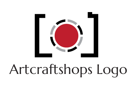 abstract camera logo