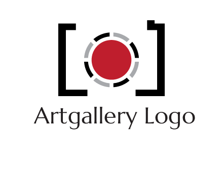 abstract camera logo