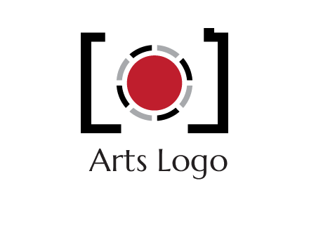 abstract camera logo