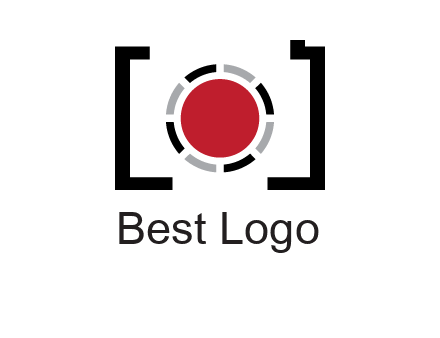abstract camera logo