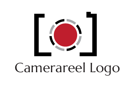 abstract camera logo