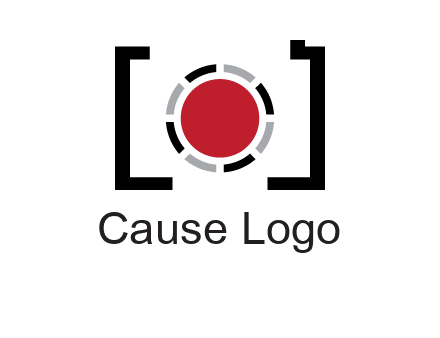 abstract camera logo