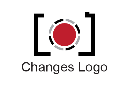abstract camera logo