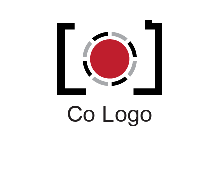 abstract camera logo