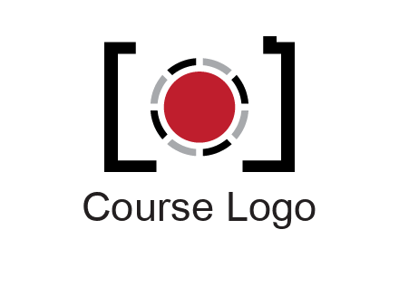 abstract camera logo