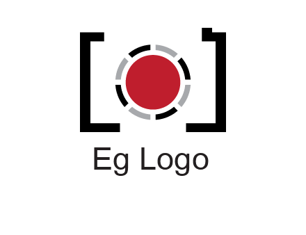 abstract camera logo