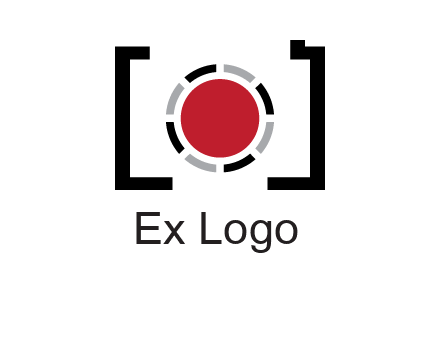 abstract camera logo