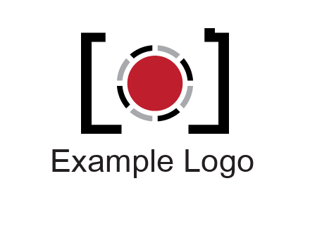 abstract camera logo