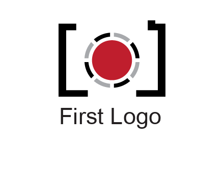 abstract camera logo
