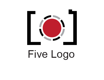 abstract camera logo