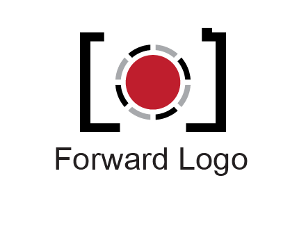abstract camera logo