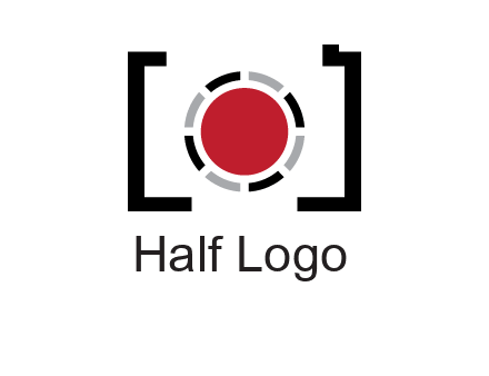 abstract camera logo