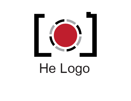 abstract camera logo