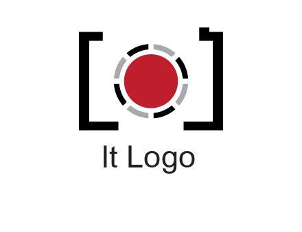 abstract camera logo