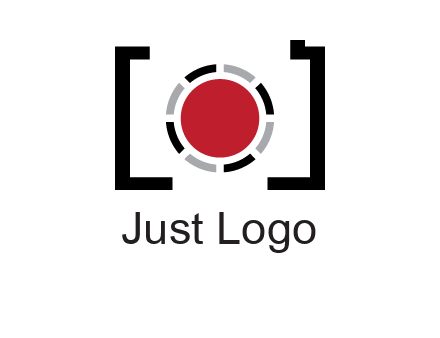 abstract camera logo