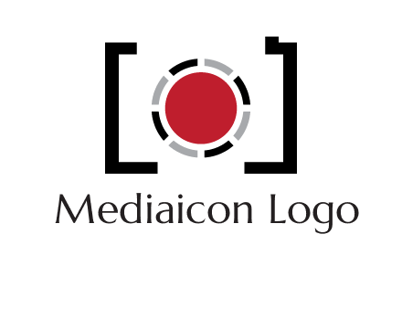 abstract camera logo