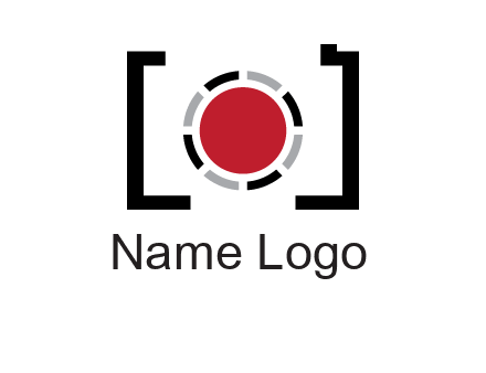 abstract camera logo