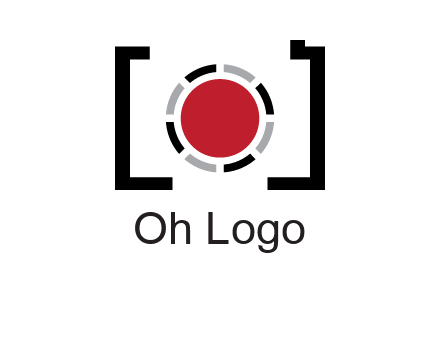 abstract camera logo