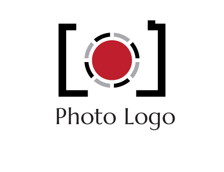 abstract camera logo