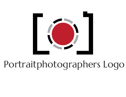 abstract camera logo