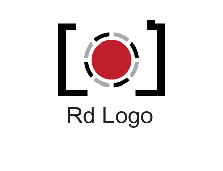 abstract camera logo
