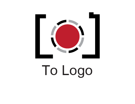 abstract camera logo