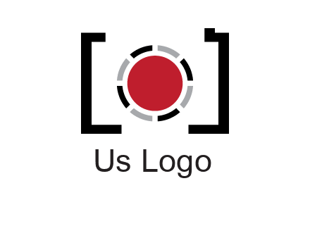 abstract camera logo