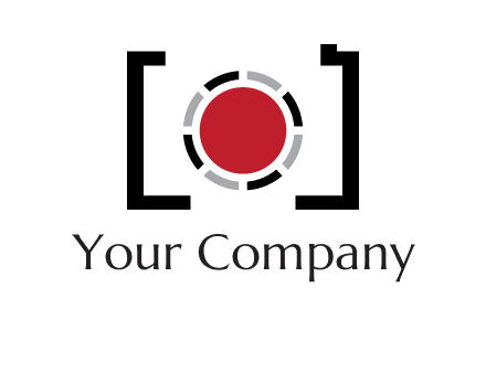abstract camera logo