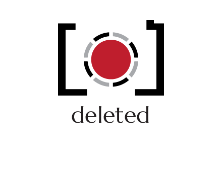 abstract camera logo